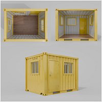 10ft Modified Shipping Container Room - Versatile Modular Space