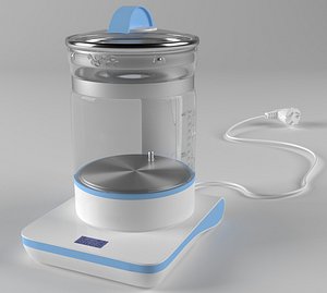 electric kettle 3D model