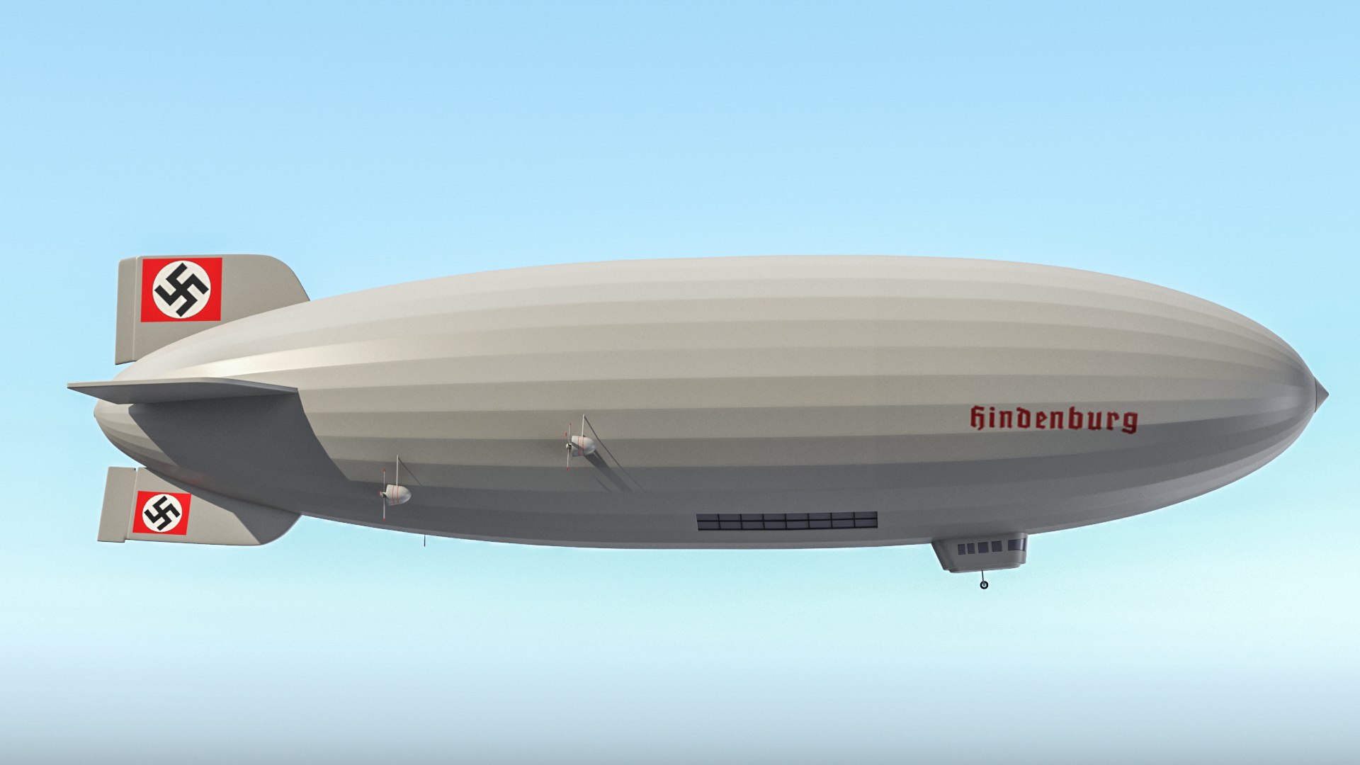 The Hindenburg Blimp 3d Turbosquid 1827002