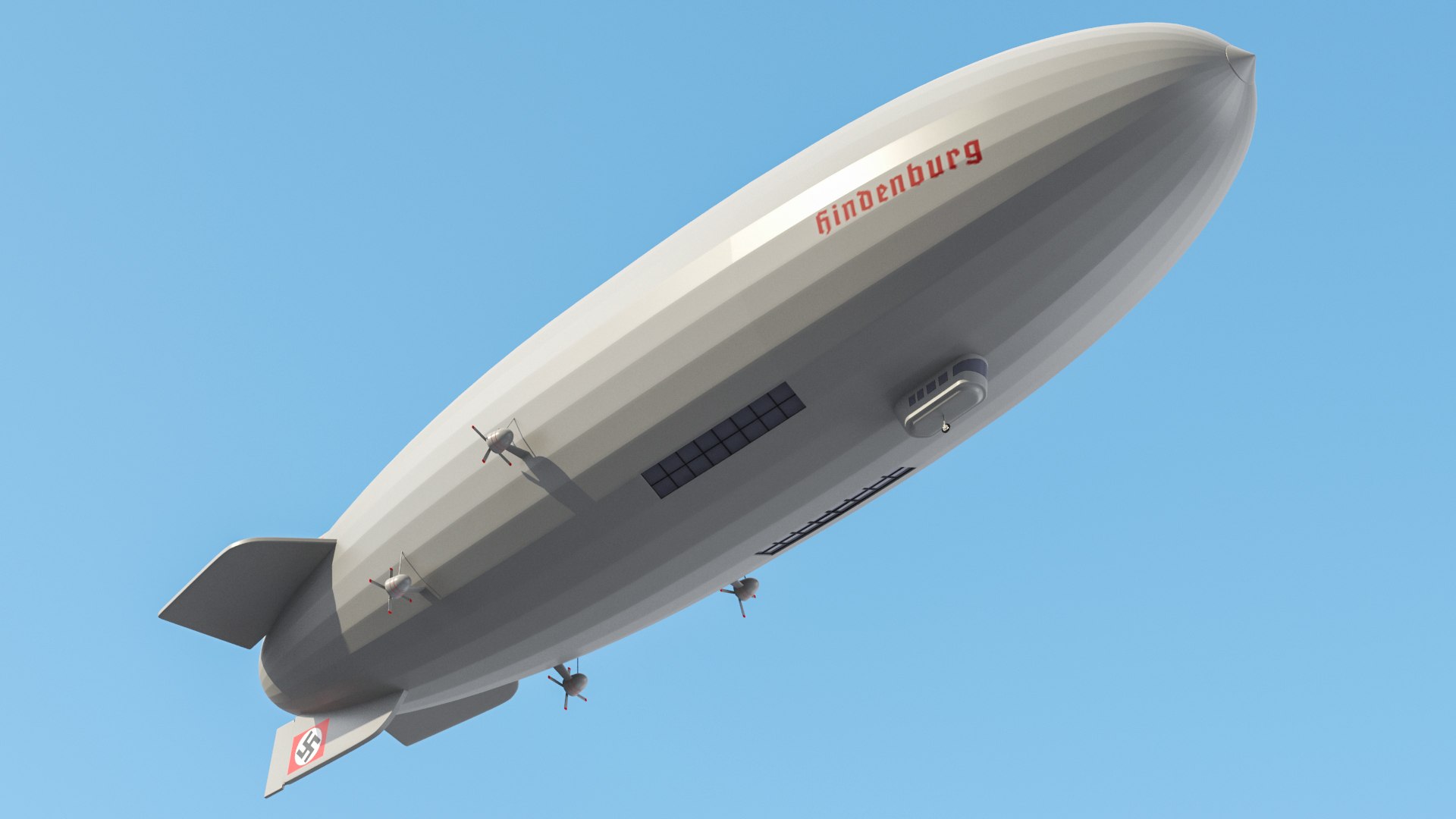 The Hindenburg Blimp 3D - TurboSquid 1827002