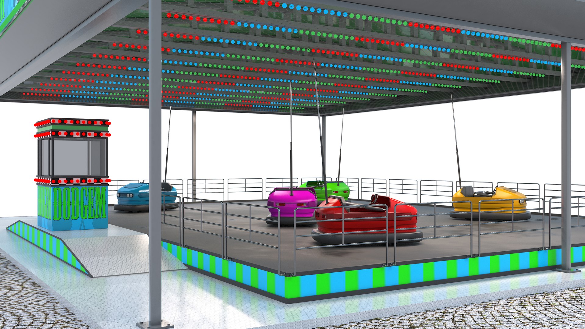 3D Large Amusement Park Collection 2 model https://p.turbosquid.com/ts-thumb/Ir/9F4g1S/Eu/dodgemandbumbercars4/jpg/1643056032/1920x1080/fit_q87/80ed8afef73ac9351243aea8f429467b6466def3/dodgemandbumbercars4.jpg