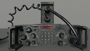 3D military radio model