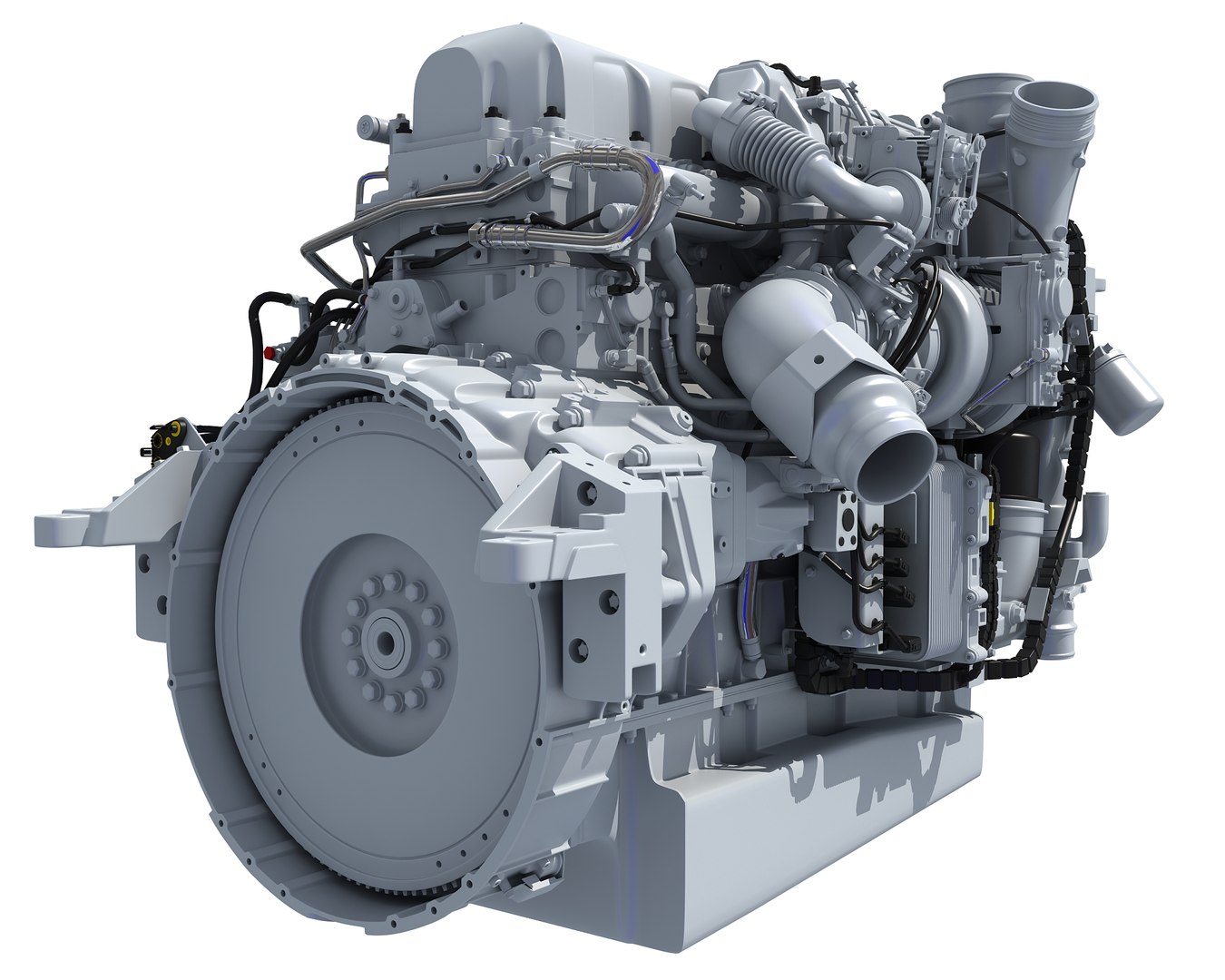 3d Paccar Mx-13 Powertrain Diesel Engine