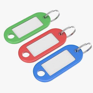 key tag ring 3d model