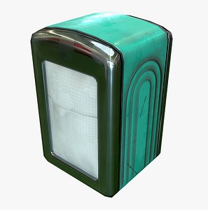 napkin dispenser 3d max