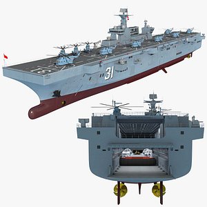 Type 075 Landing Helicopter Dock LHD 31 32
