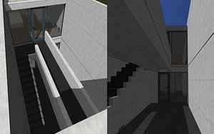 Tadao Ando - Azuma House 3D model