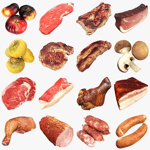 3D Photogrammetry Food Bundle 05 3D