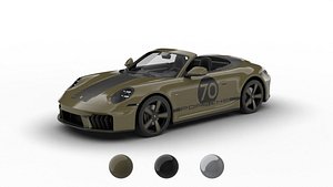 Porsche 911 Spirit 70 2025 3d model 3D model