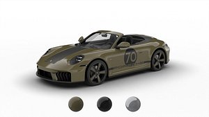 Porsche 911 Spirit 70 2025 3d model