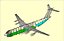 Modelo de Montagem de Aeronave de Transporte C-5B