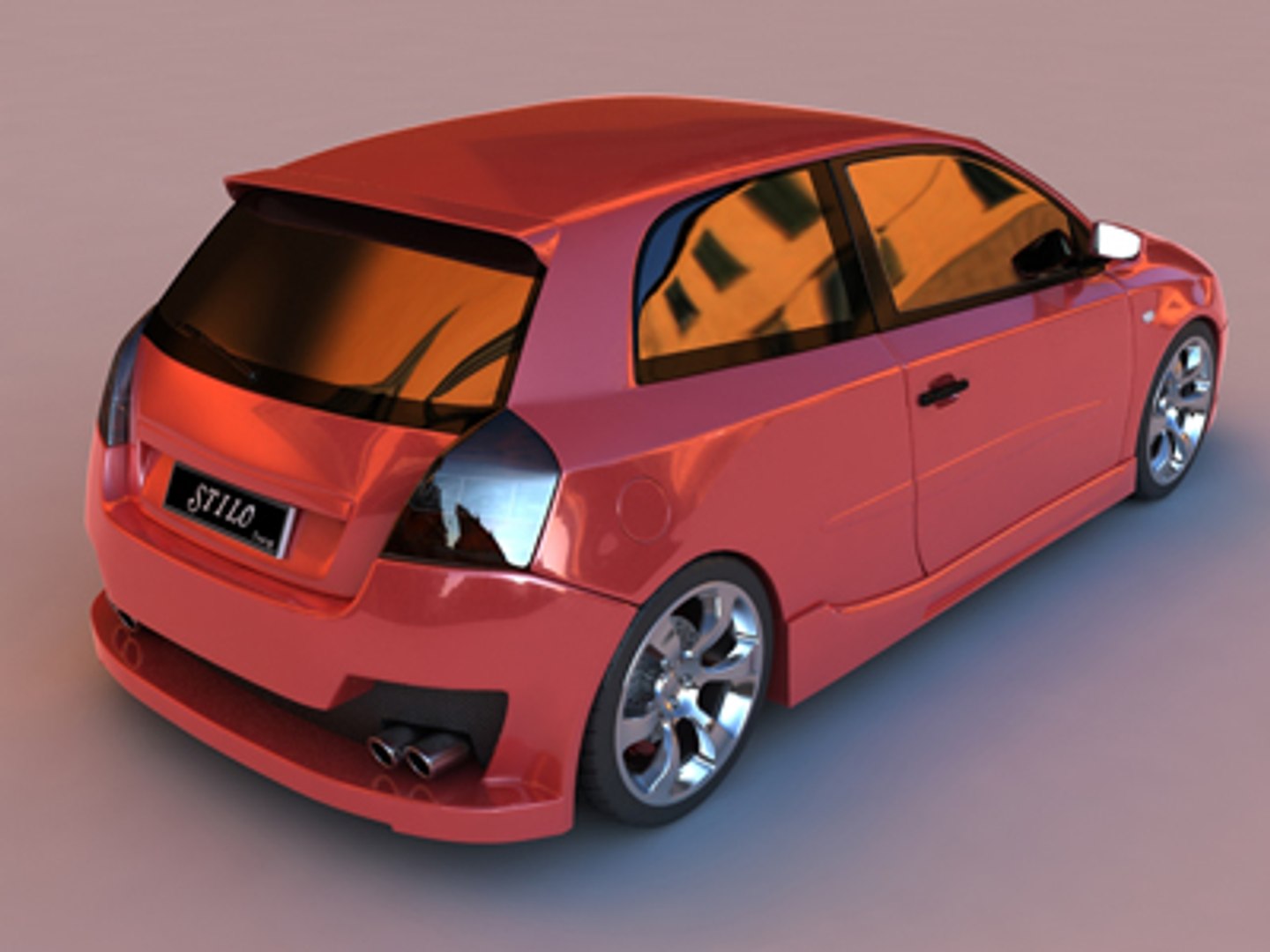 Fiat Stilo 3d Model