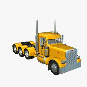 pete 389 daycab version 3d lwo