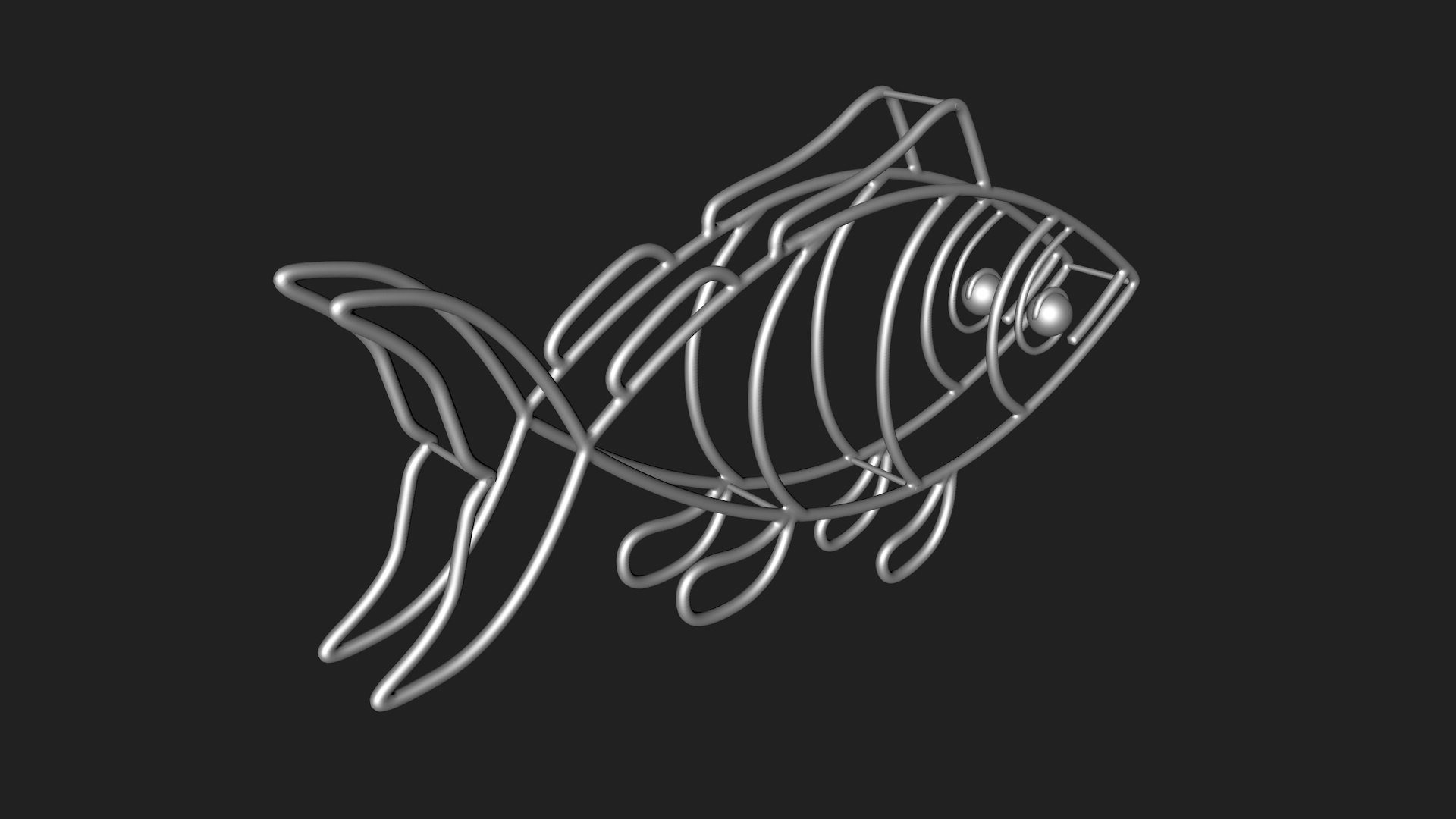 Free Metal Fish 3D Model - TurboSquid 1810858
