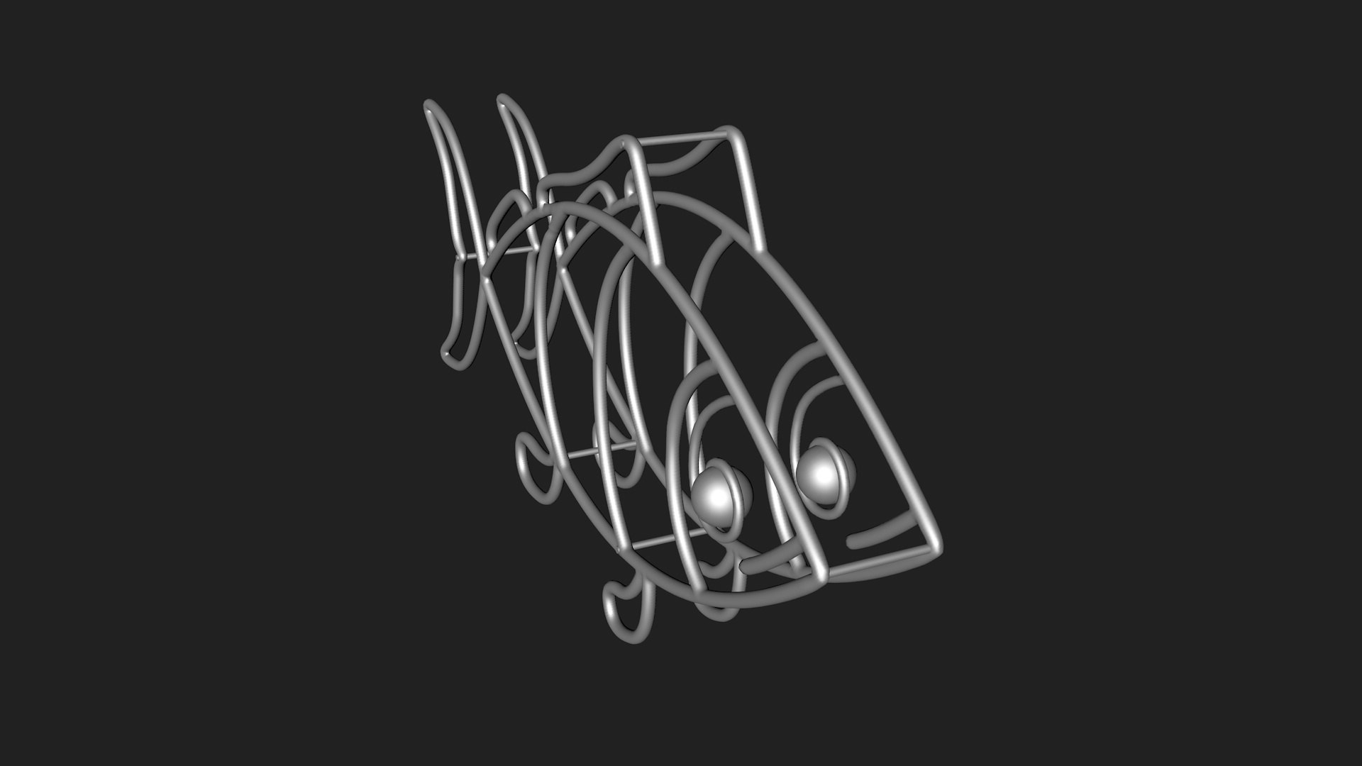 Free Metal Fish 3D Model - TurboSquid 1810858