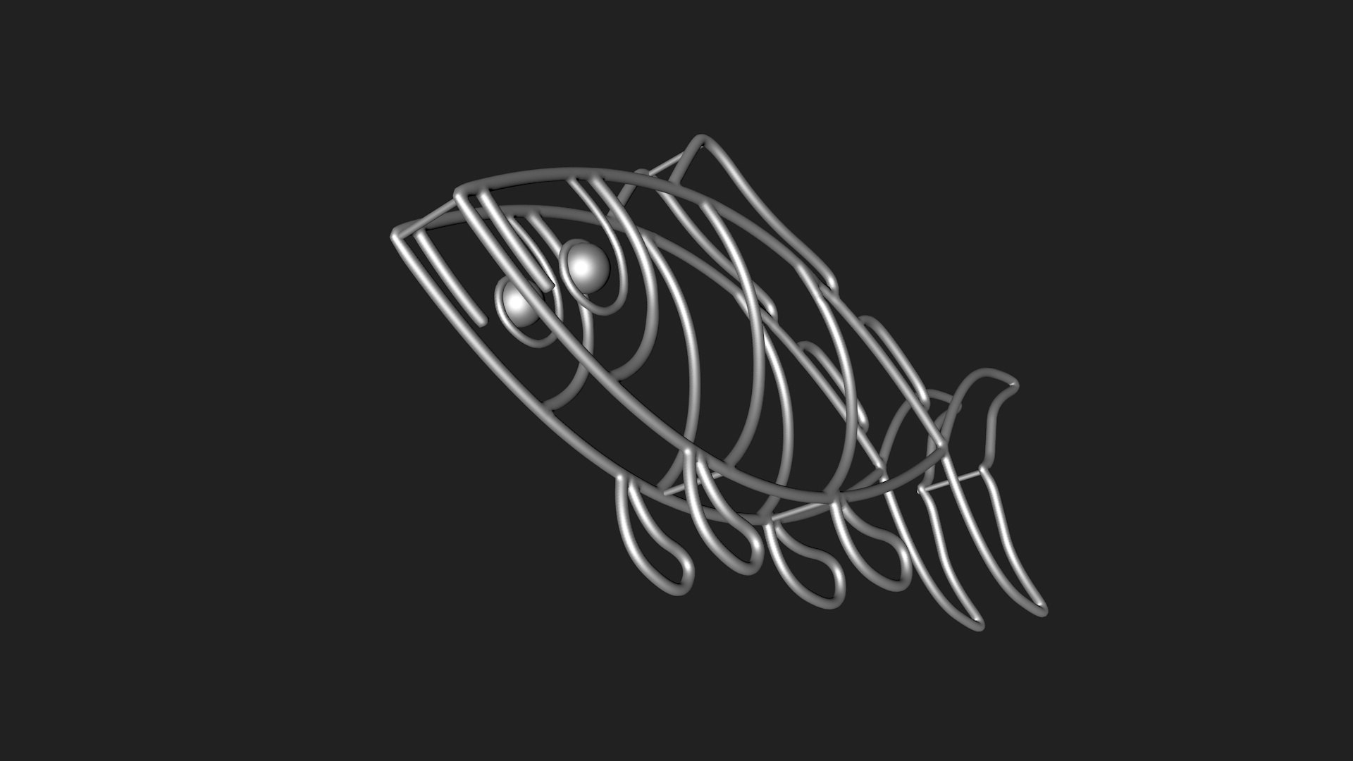 Free Metal Fish 3D Model - TurboSquid 1810858