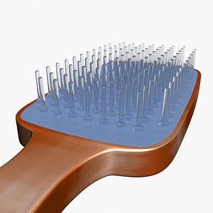 3d hair brush comb