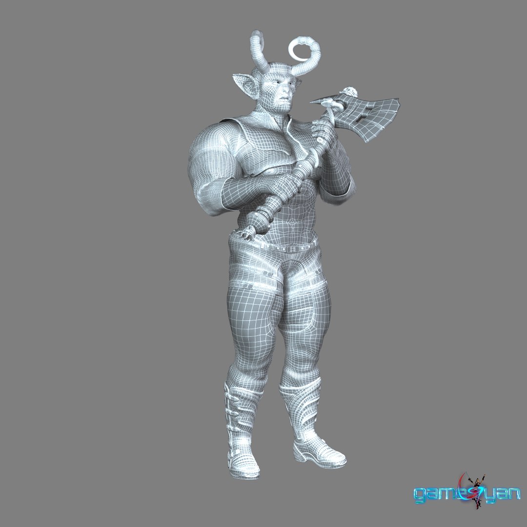 Orc Character Rig Fantasy 3D Model - TurboSquid 1171138