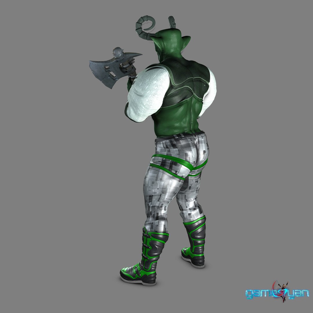 Orc Character Rig Fantasy 3D Model - TurboSquid 1171138