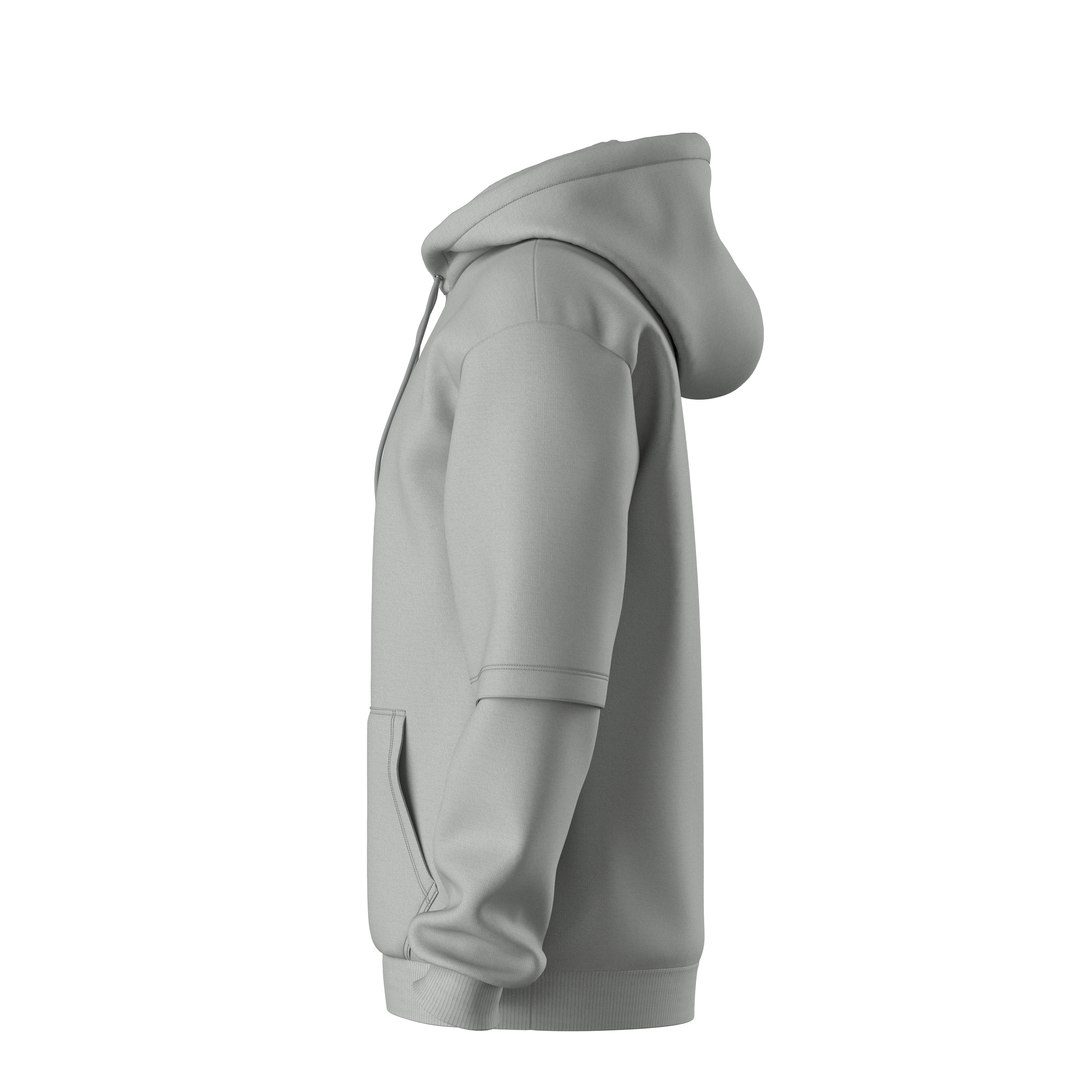 3D Mens Hoodie TurboSquid 2136246   Hoodieclo 6 