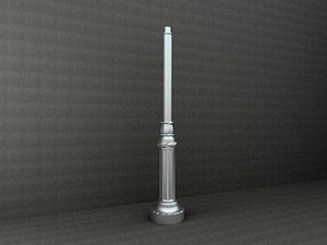 3d antique street lamp
