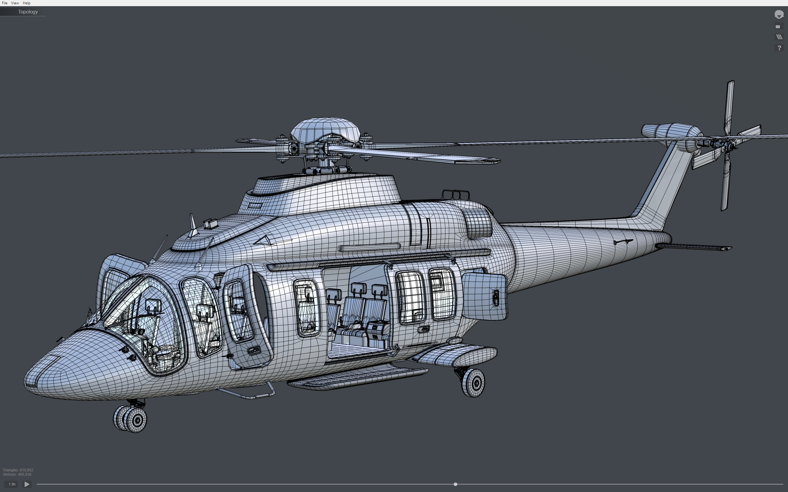 3d model bell 525