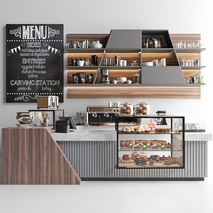 3D Coffee shop design 2
