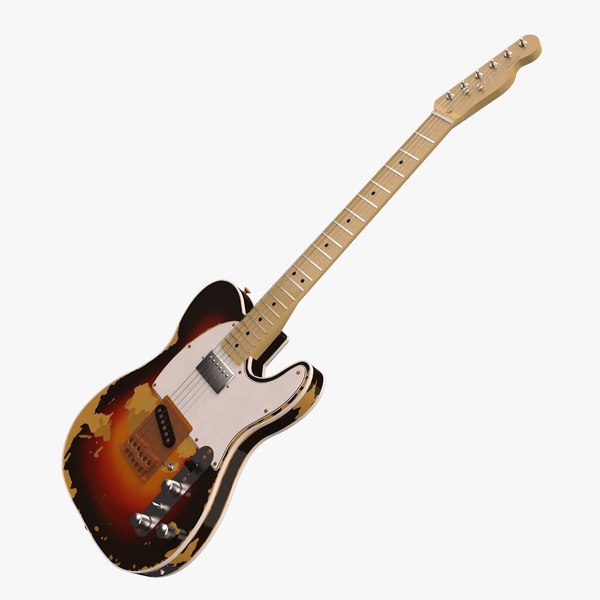 Telecaster guitar Andy Summers 3D