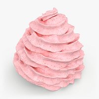 Strawberry Whipped Cream Dollop