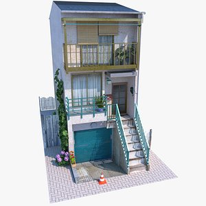japanese narrow 3D model