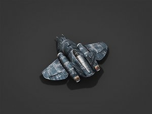 3d sci-fi military pack pro