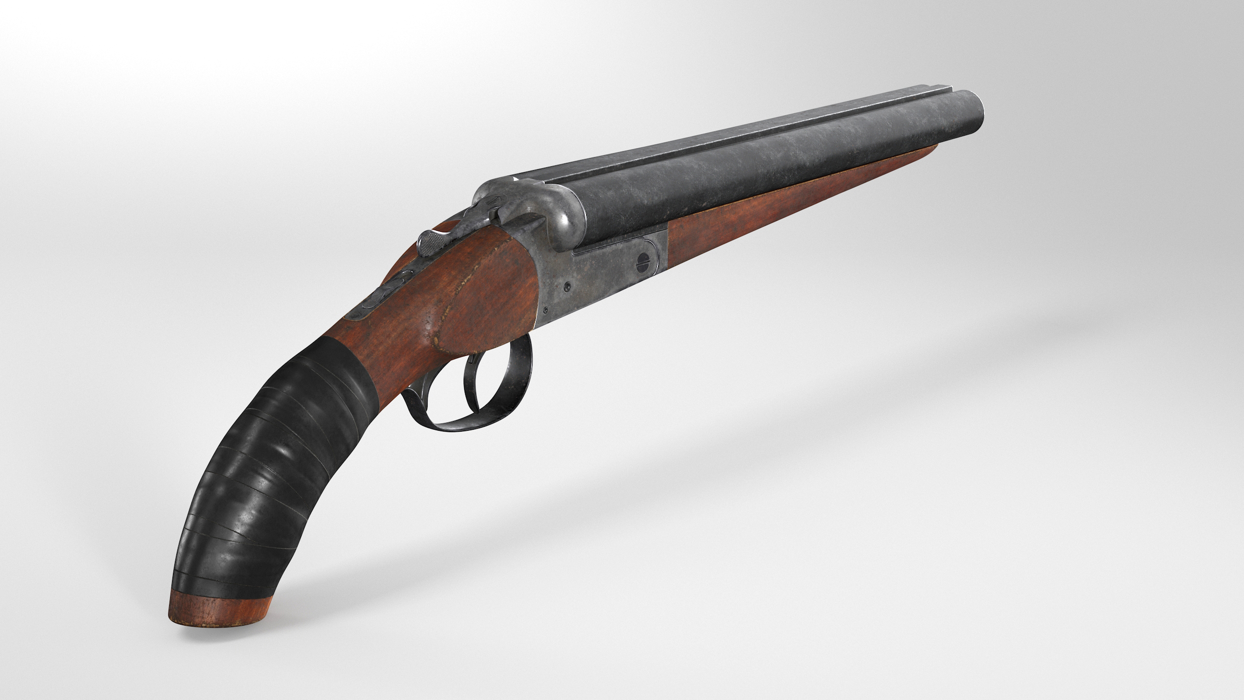 Sawn-Off Shotgun 3D - TurboSquid 1744428