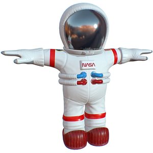 3D Cartoon Space Suit model