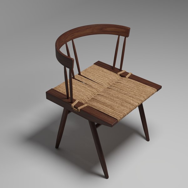 ジョージ・ナカシマ氏によるチェア3Dモデル - TurboSquid 2104493