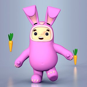 Cute Baby Banny model