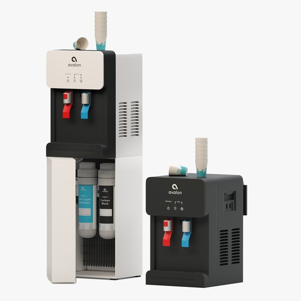 3D Avalon A7 and A8 Water Cooler model TurboSquid 2012277