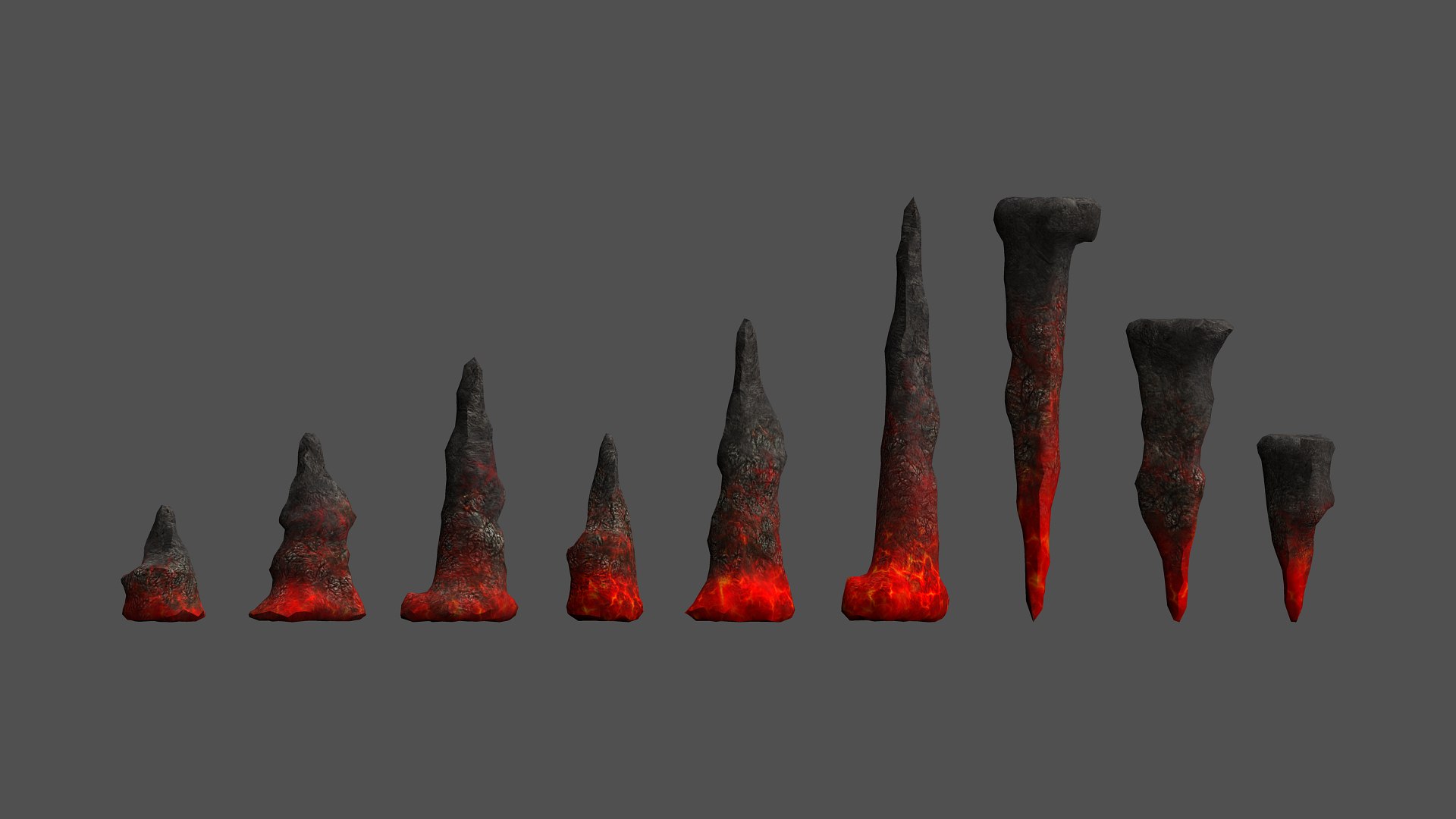 3D set stalagmites - model https://p.turbosquid.com/ts-thumb/Ir/vrE8Fs/vglk4WCf/stalagmiteslava_frontoff/png/1595431914/1920x1080/fit_q87/9c4c8b6a13c94c0f6d713934e4171f1d92c91298/stalagmiteslava_frontoff.jpg