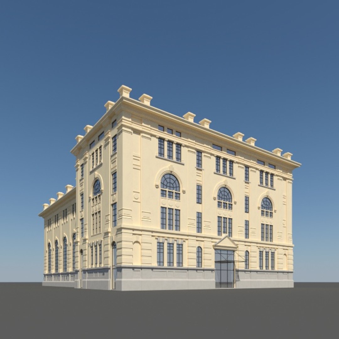 3d Model Old Building