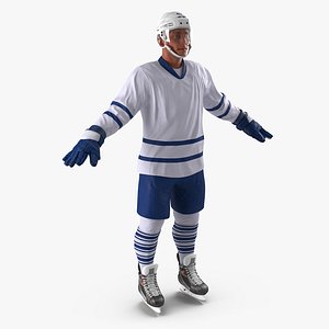 3d hockey player generic 3