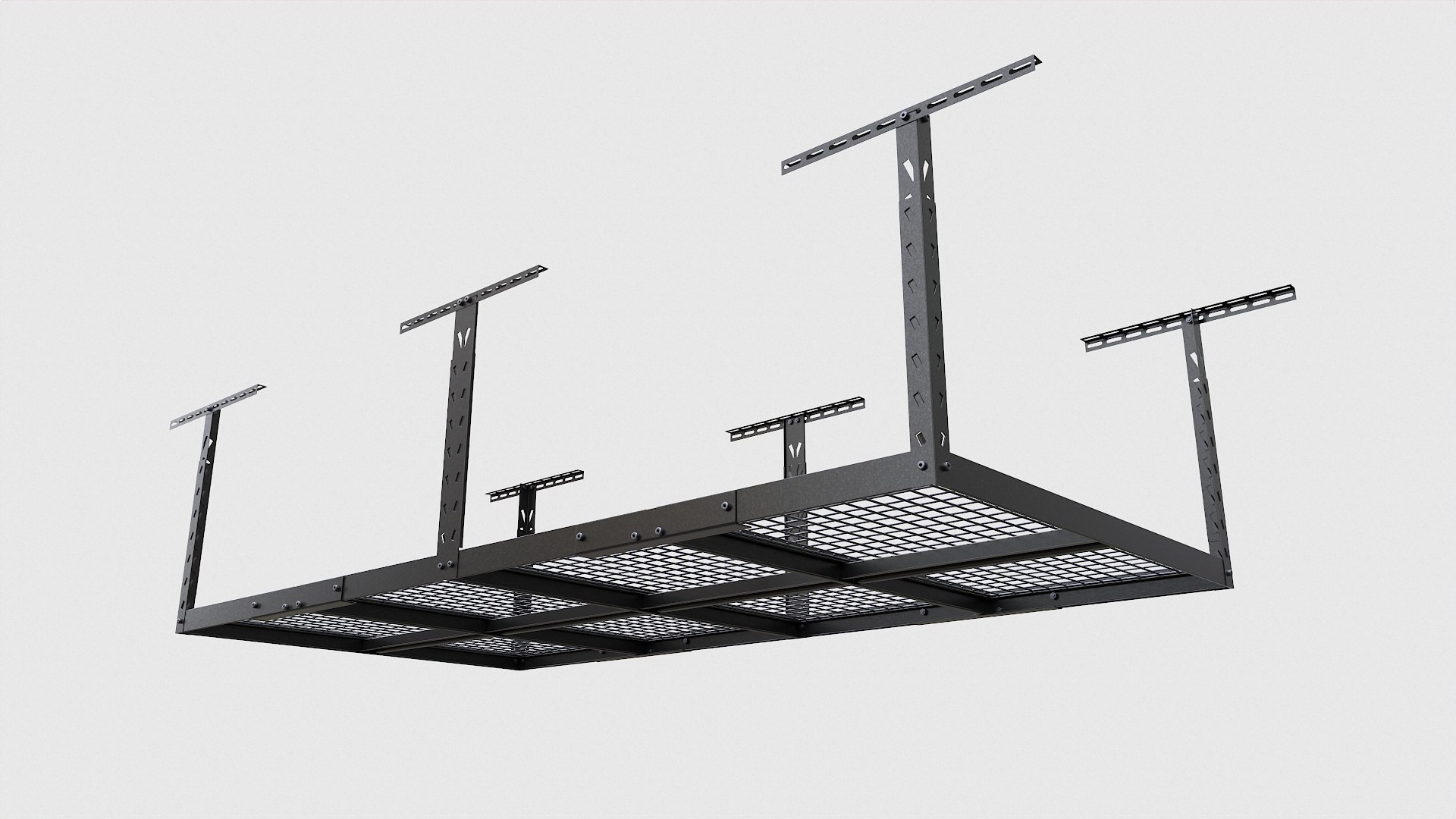 1 Overhead Storage Rack 2400 X1200 3D Model TurboSquid 2053765