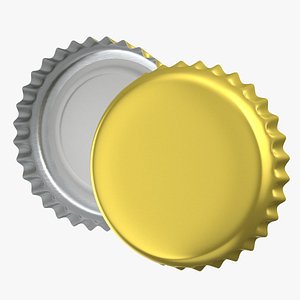 3D crown bottle cap