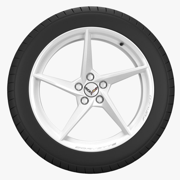 modelo 3d Llanta Chevrolet Corvette E-ray - TurboSquid 2120160