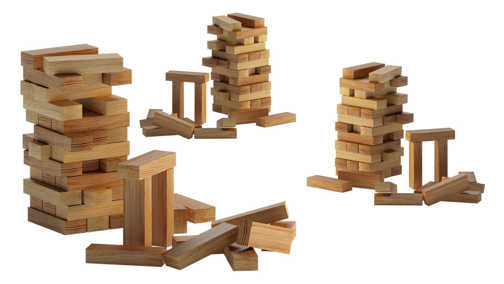 3D Board Game Leaning Jenga Tower 3D model https://p.turbosquid.com/ts-thumb/Is/GanX5H/Gk/jenga5/jpg/1761825041/1920x1080/fit_q87/4f43fb8fa26f989be5adba498807753daee2200a/jenga5.jpg