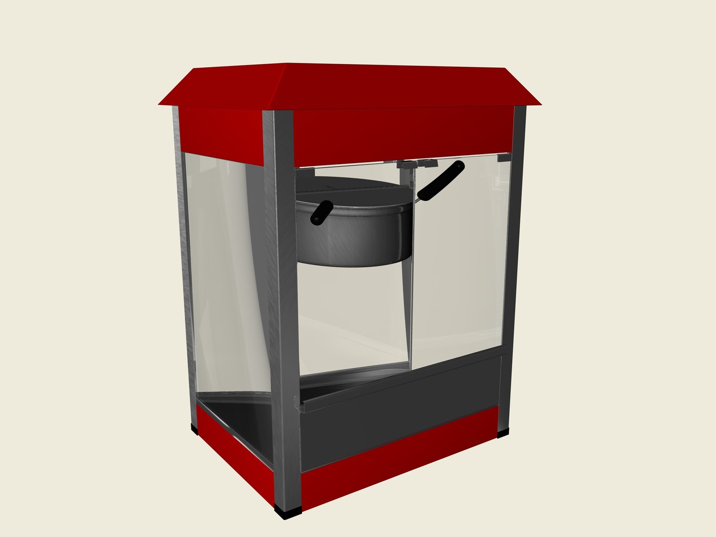 popcorn machine c4d