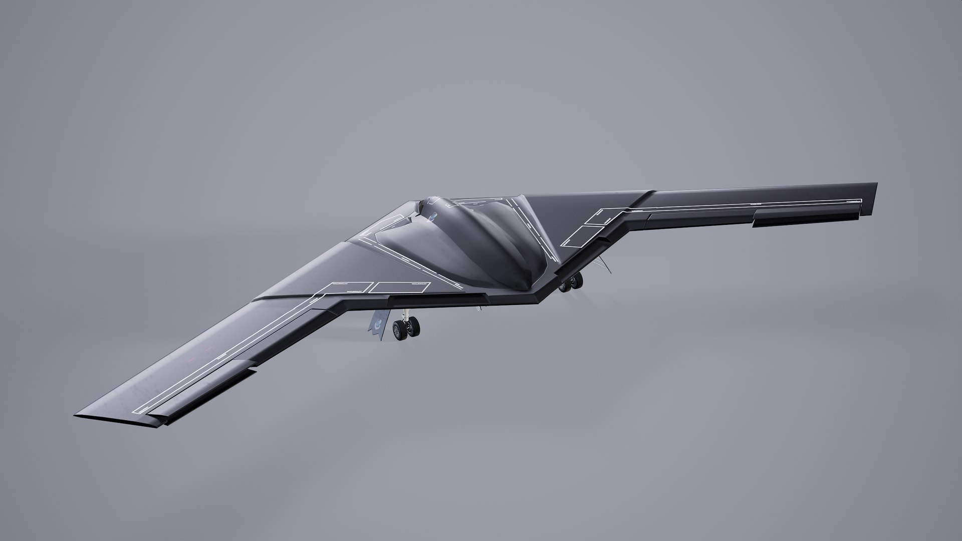 3D Model Northrop Grumman B-21 Raider Stealth Bomber - TurboSquid 2087211