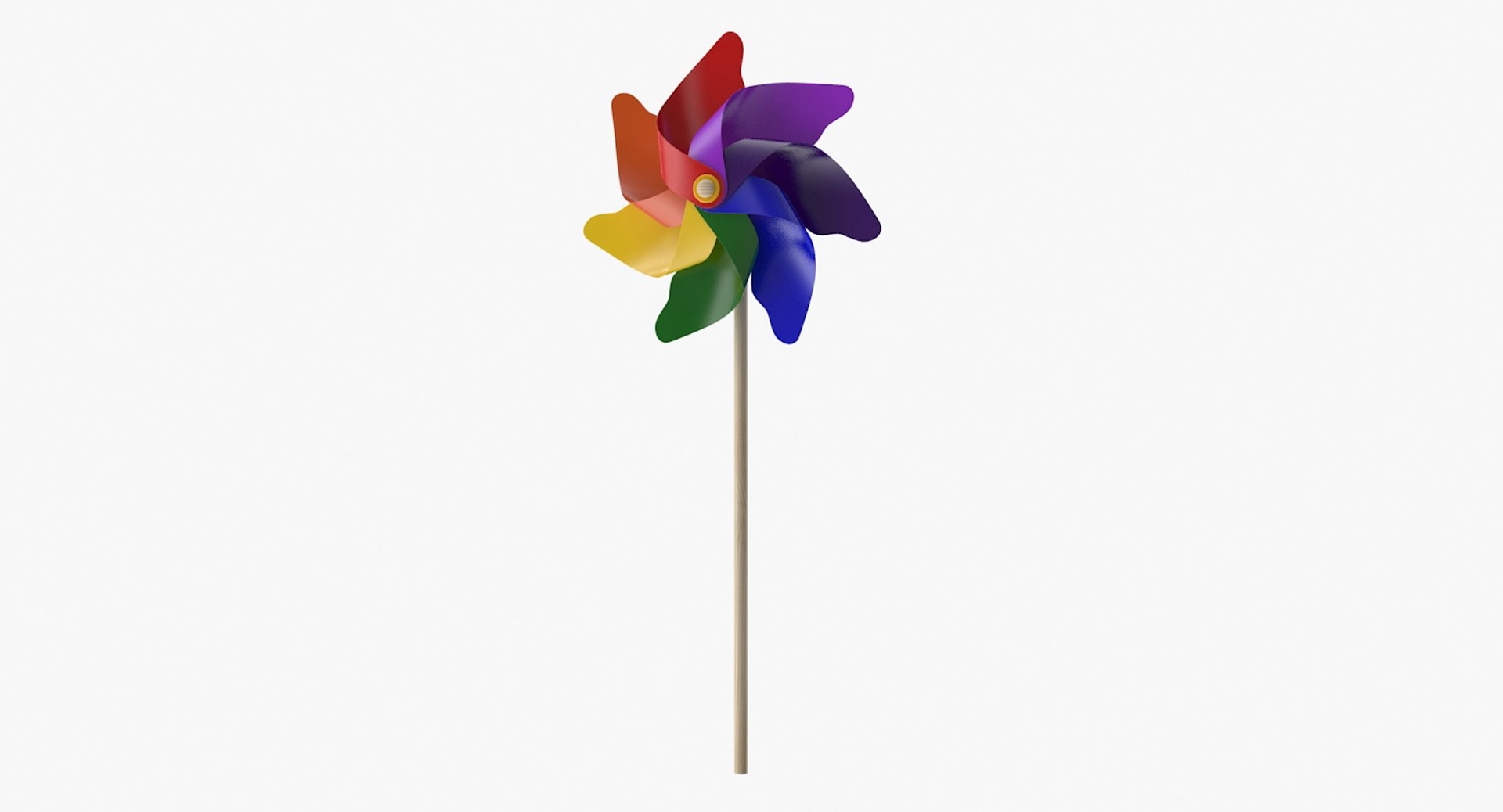 Pinwheel color 3D model - TurboSquid 1377571