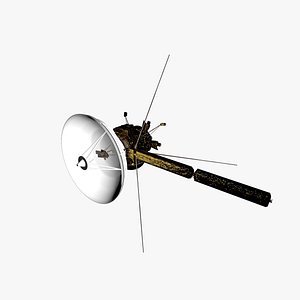 cassini huygens sonda 3D model