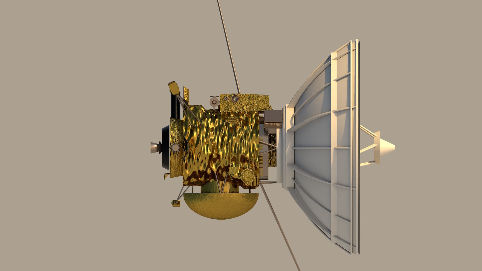 Cassini Huygens Sonda 3D Model - TurboSquid 1686726