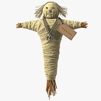 Traditional Voodoo Doll White