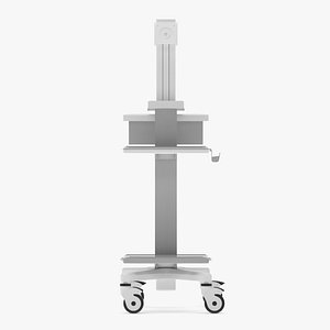 Medical Workstation Trolley 3D
